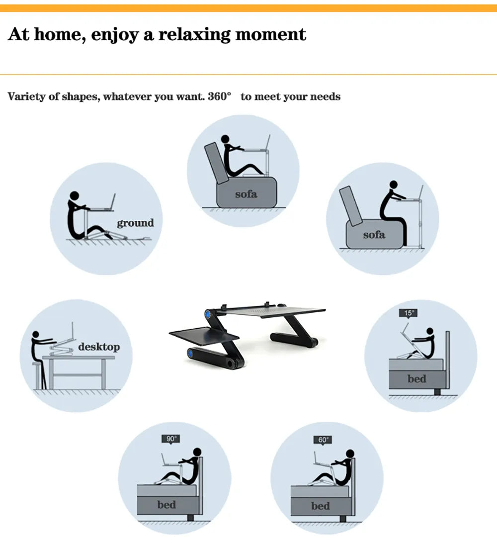 Adjustable Laptop Desk Stand Portable