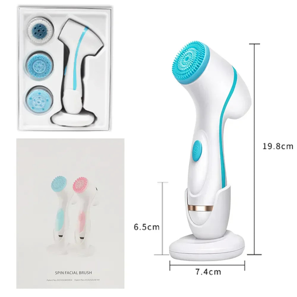 Sonic Nu Face Spin Brush Set - Galvanic Facial Spa