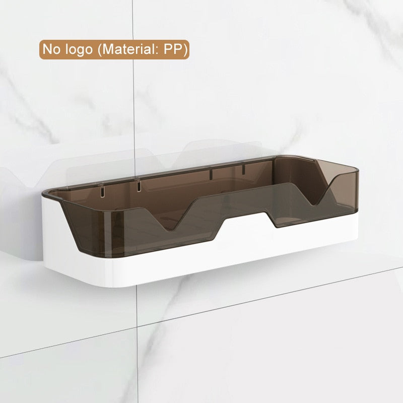 Wall-mounted Plastic Storage Shelf