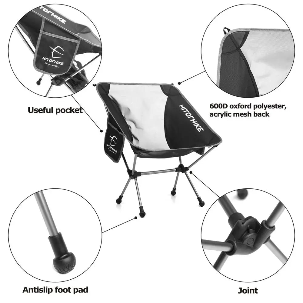 Ultralight Folding Aluminum Camping Chair