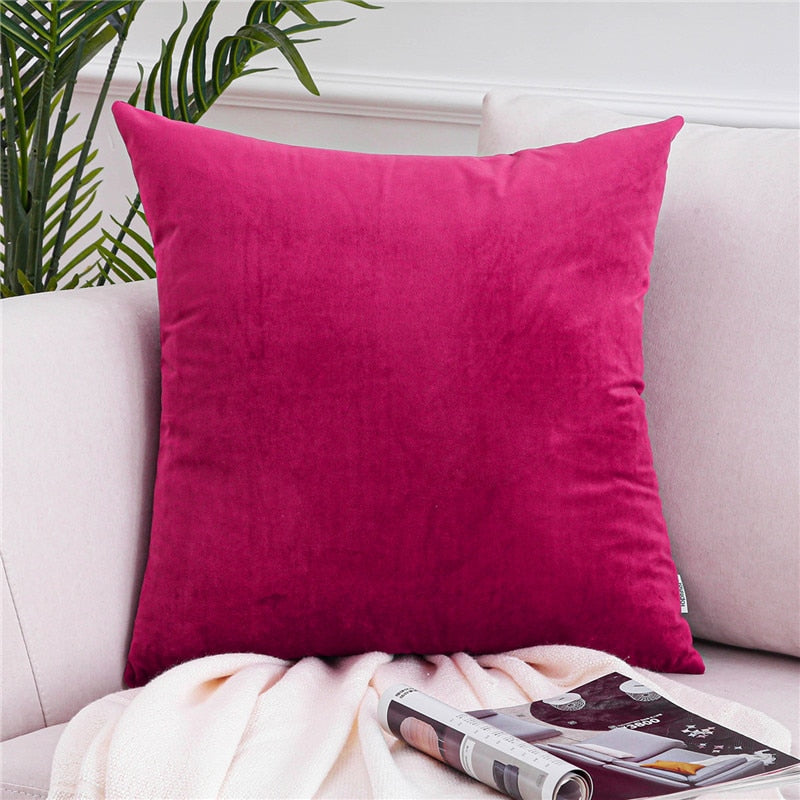 Velvet Pillow Cases Cushion Cover