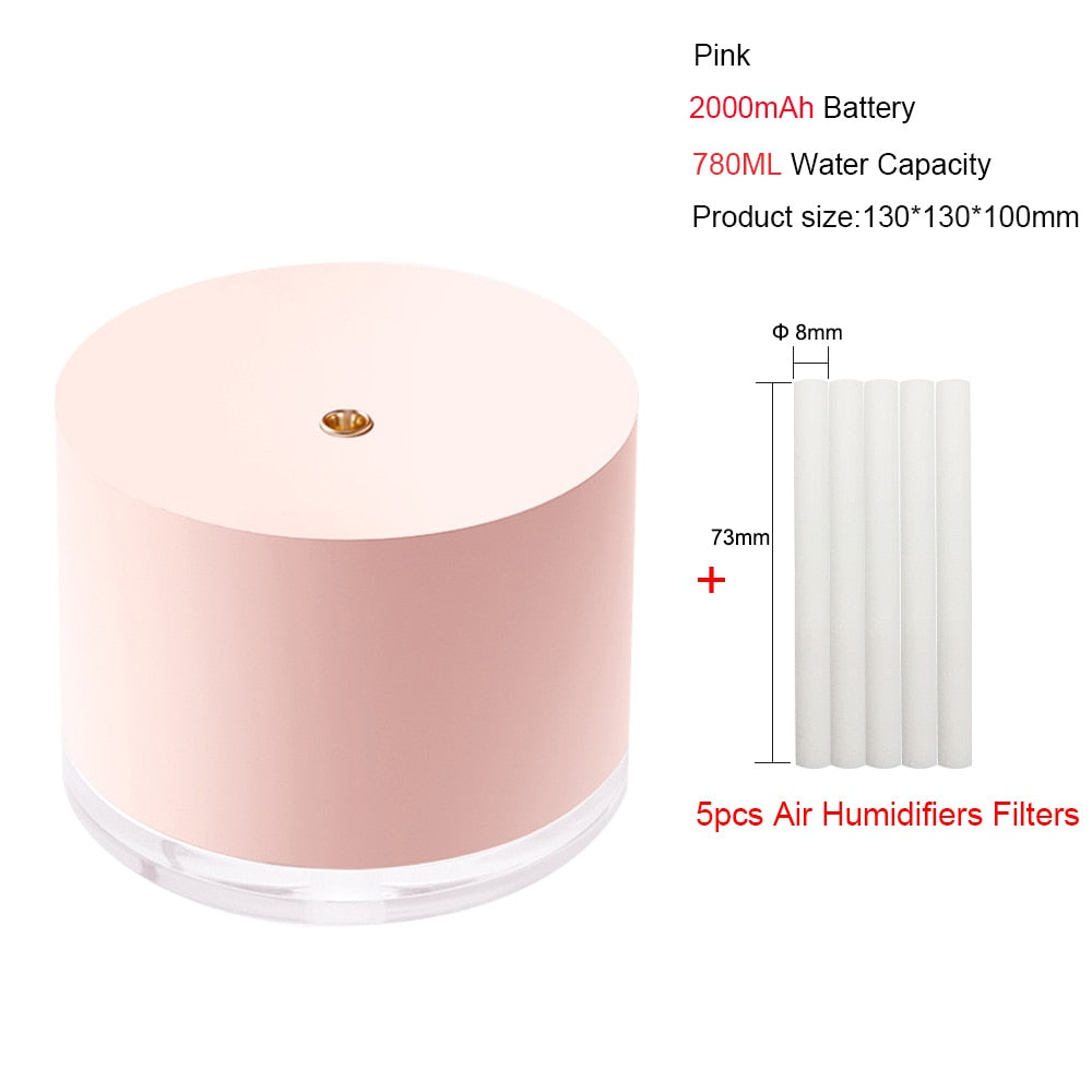 Portable Air Humidifier Night Lamp