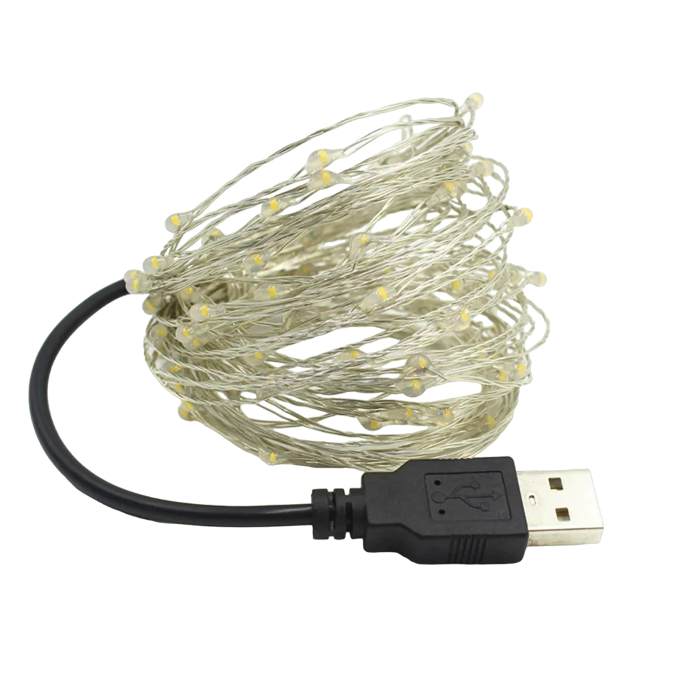 Fairy Lights Copper Wire LED String Lights Christmas Garland