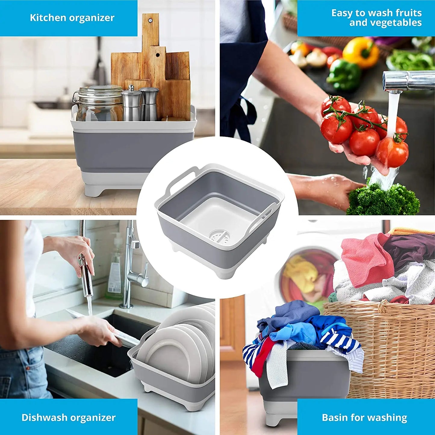 Square Fruit Vegetable Washing