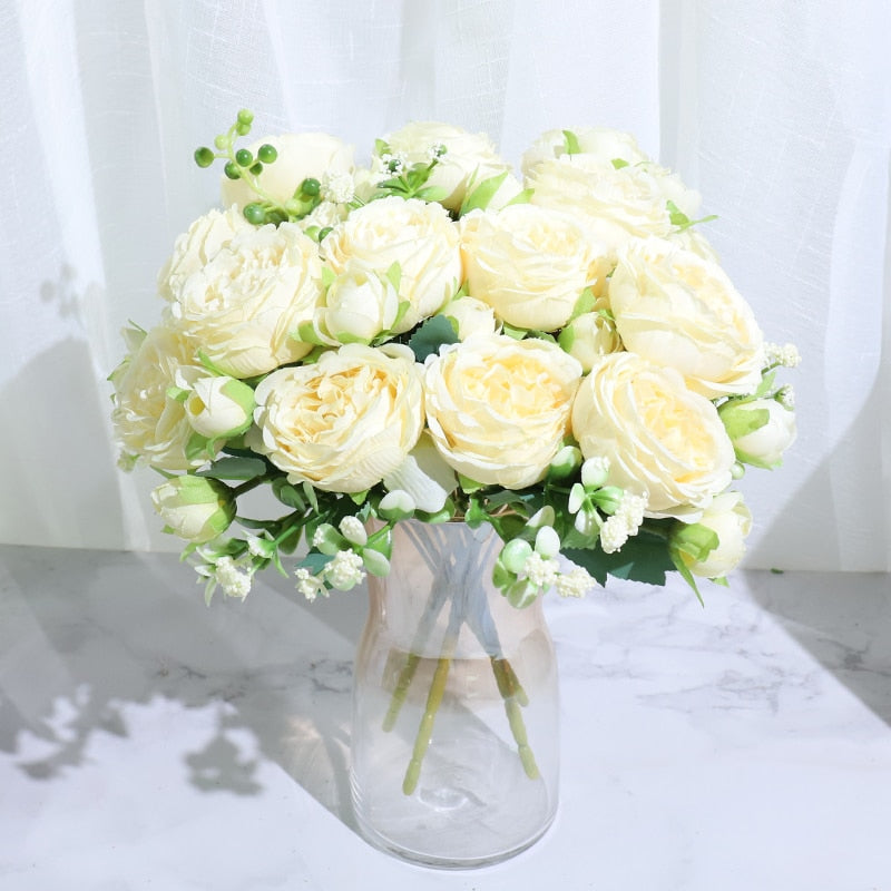 Rose Peony Artificial Silk Flowers