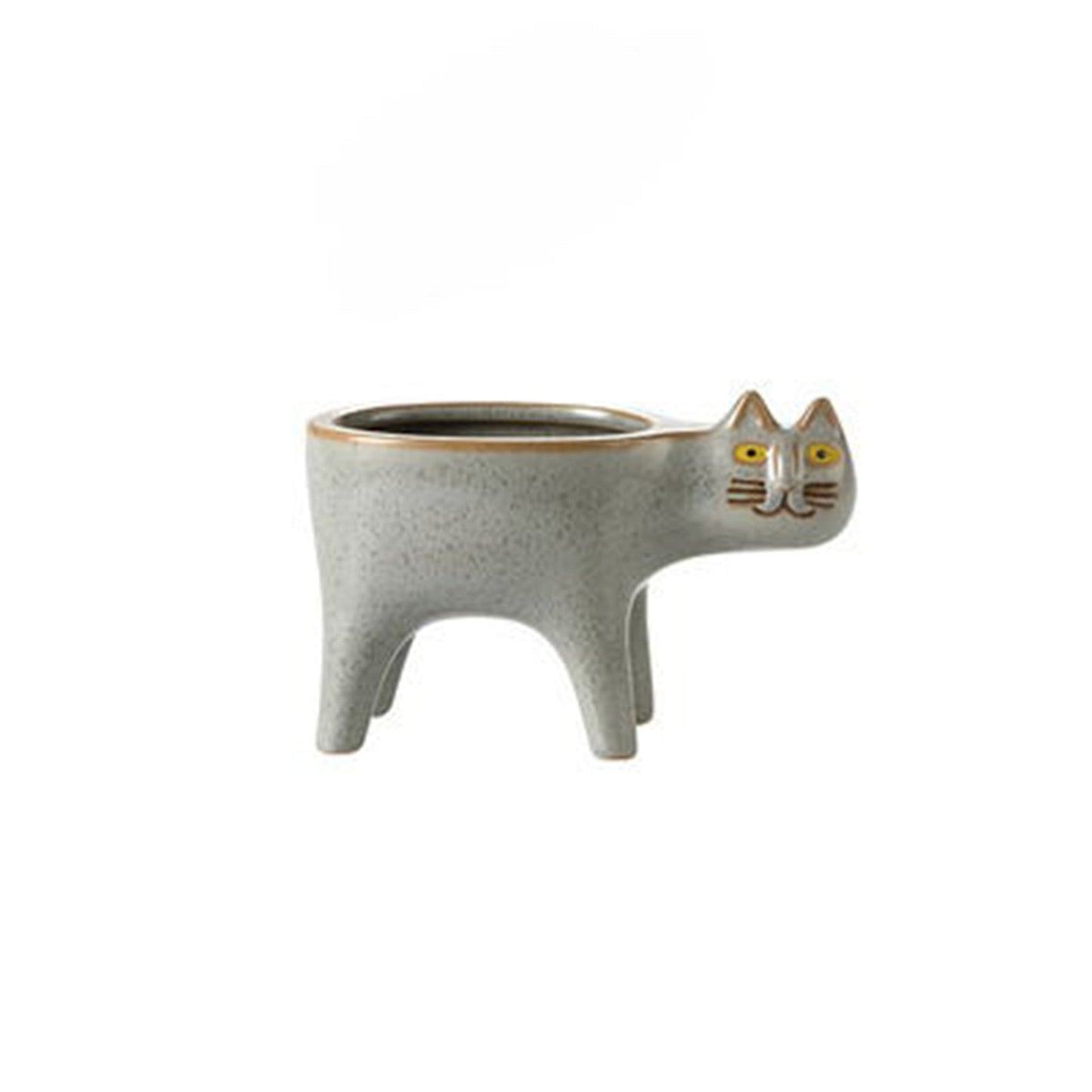 Ceramic Flower Pot Cute Cat Shape Garden Pots Succulent Planter Plant Container Home Desktop Decor Vase For Living Room