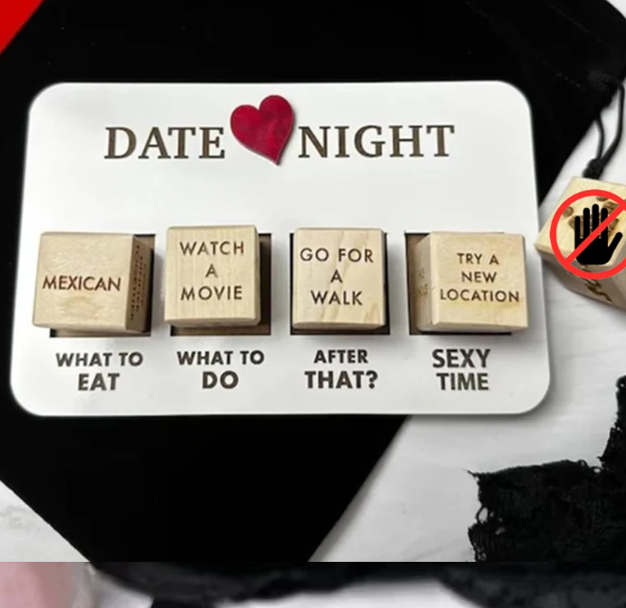 Wood Romantic Date Night Game