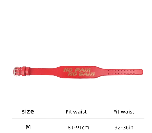 Gym Weight Lifting Belt for Powerlifting, Squats, and Bodybuilding