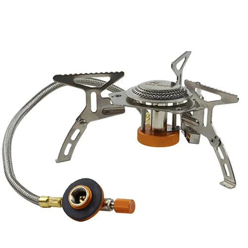 Portable Split Gas Stove 3000W Silver