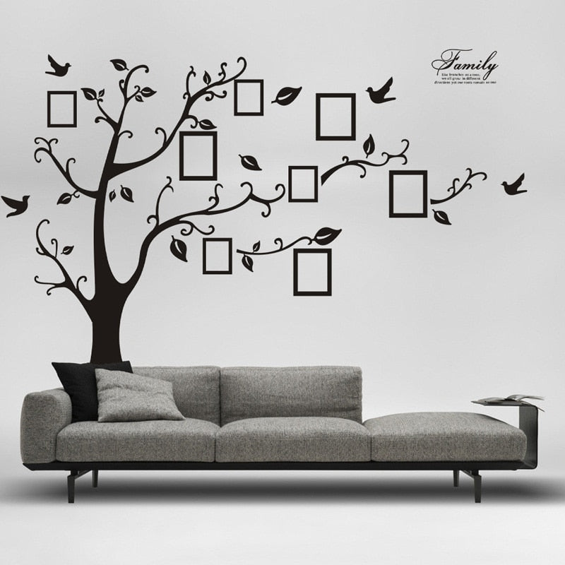 Black 3D Photo Tree