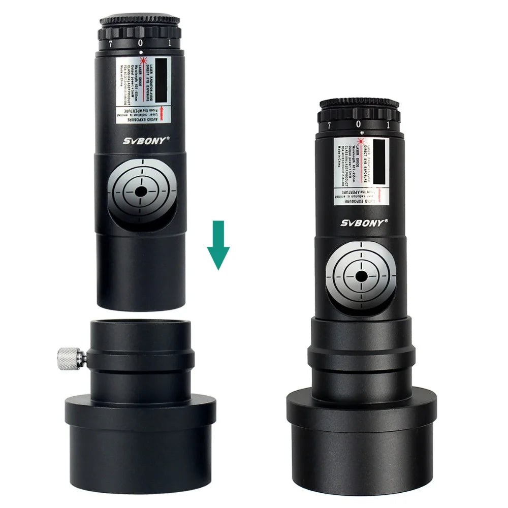 Red Laser Collimator for Newtonian And SCT Telescope Black