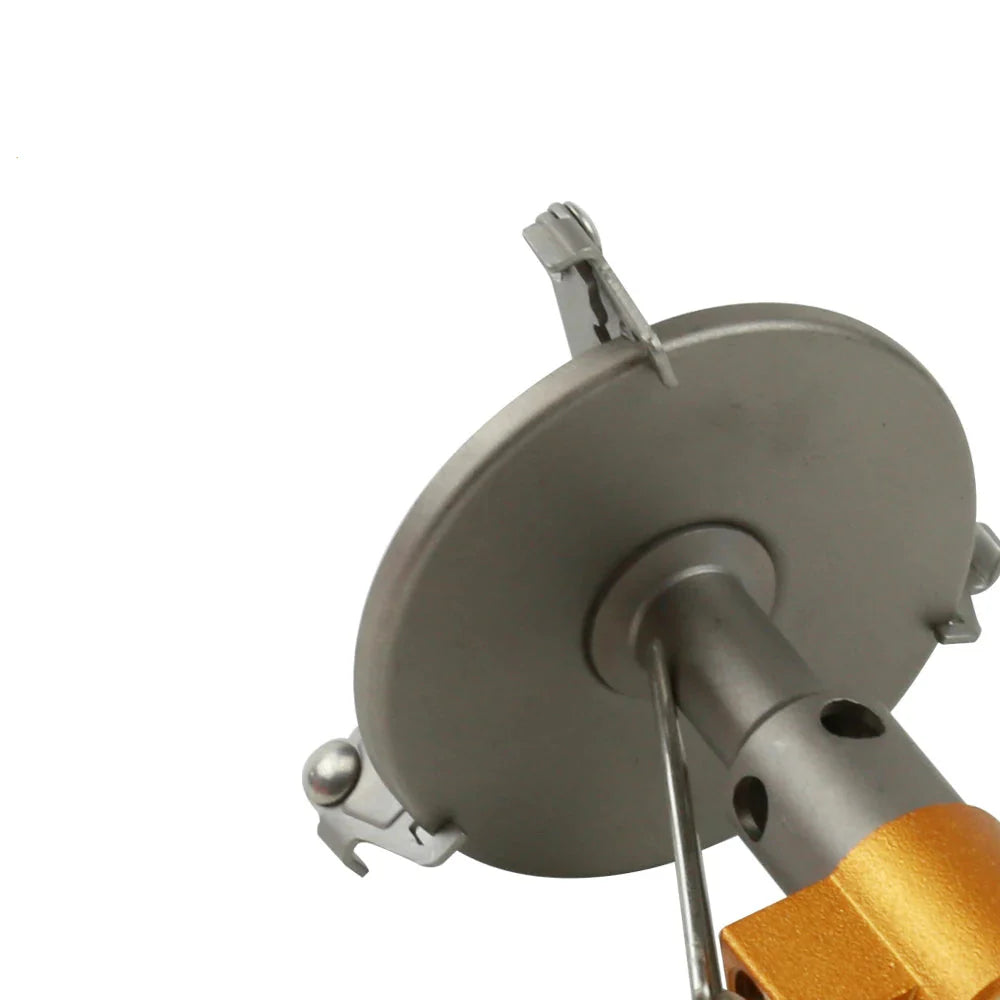 Mini Titanium Camping Stove Silver