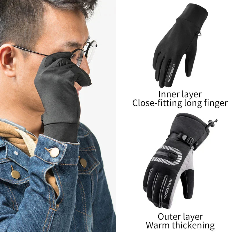 Thermal Warm Ski Gloves