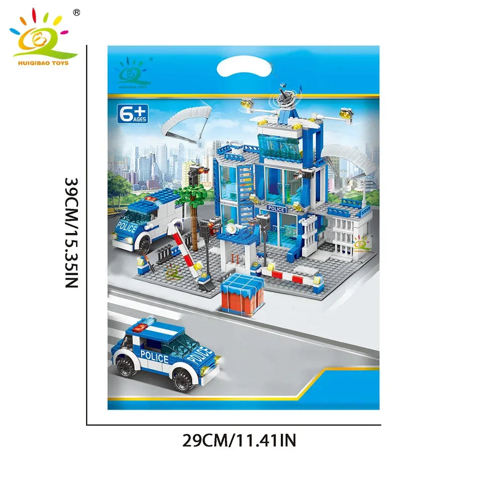 City Police Station Building Blocks Set (753PCS)