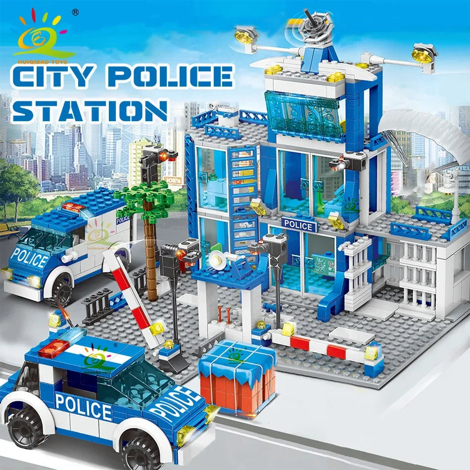 City Police Station Building Blocks Set (753PCS)