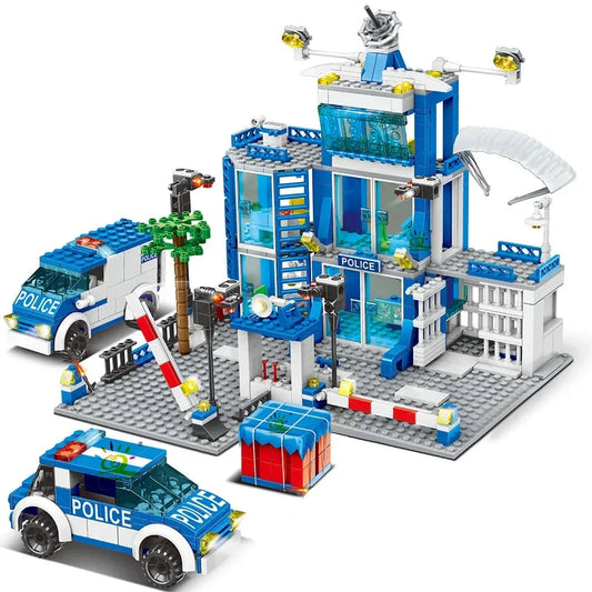 City Police Station Building Blocks Set (753PCS)