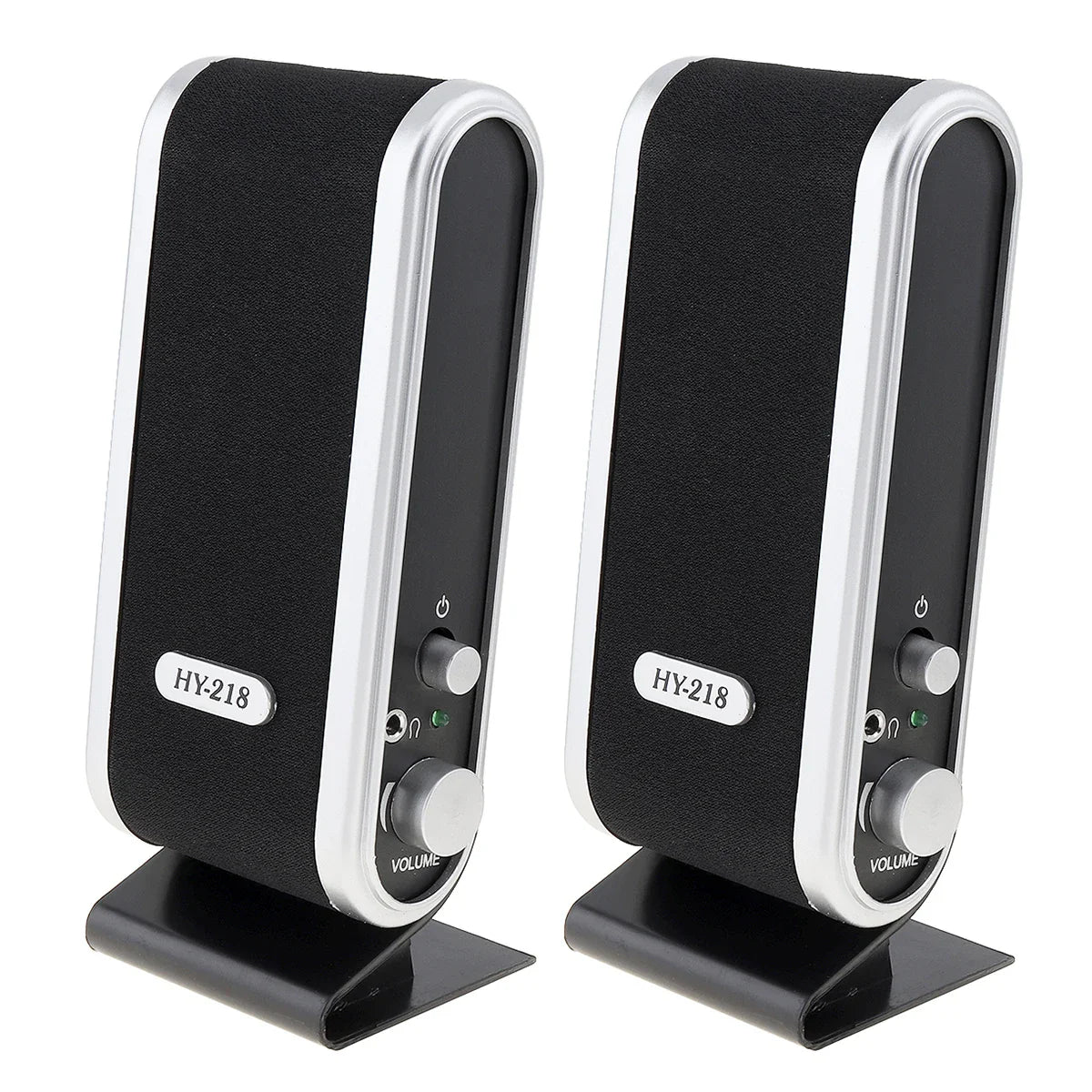 6W USB Wired Stereo Speakers for PC Laptop (White)