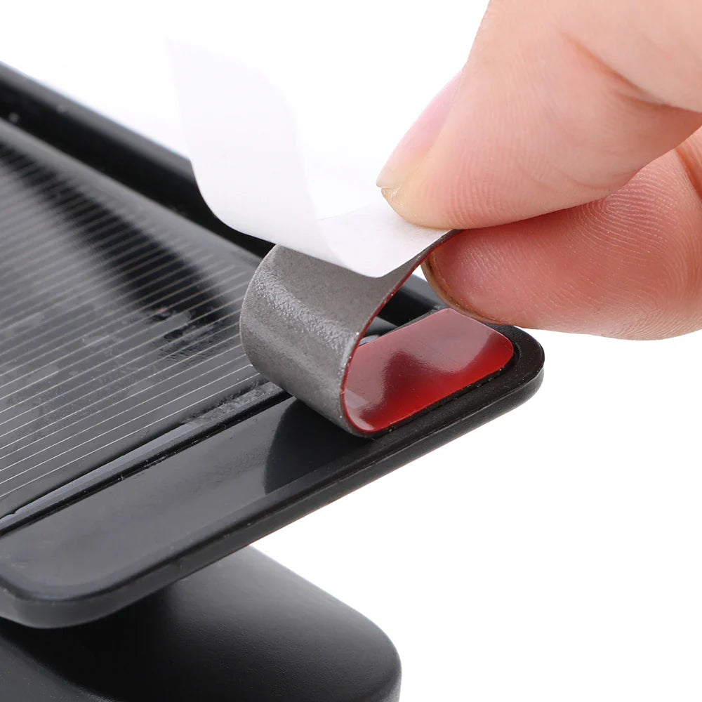 Solar Powered Wireless Tire Pressure Monitoring System with LCD Display Black