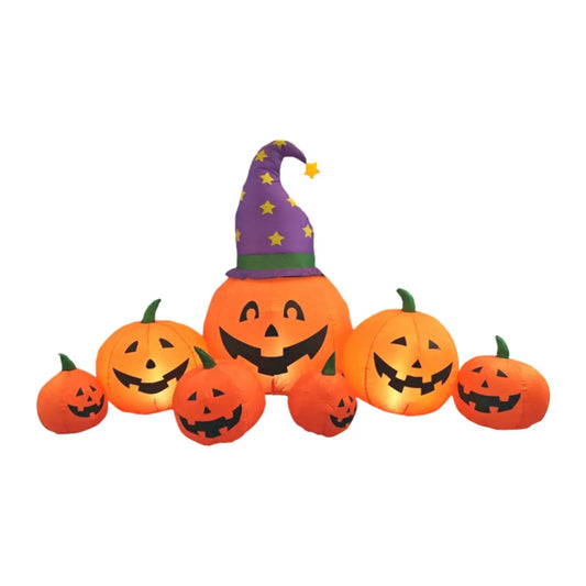Halloween Inflatable Pumpkin Decoration with LED Lights