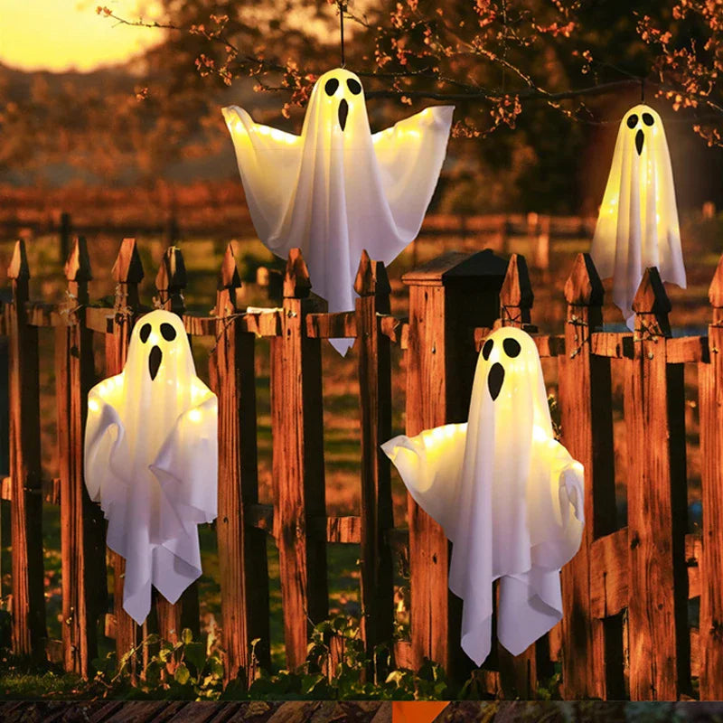 LED Glow Ghost Decoration for Halloween Parties