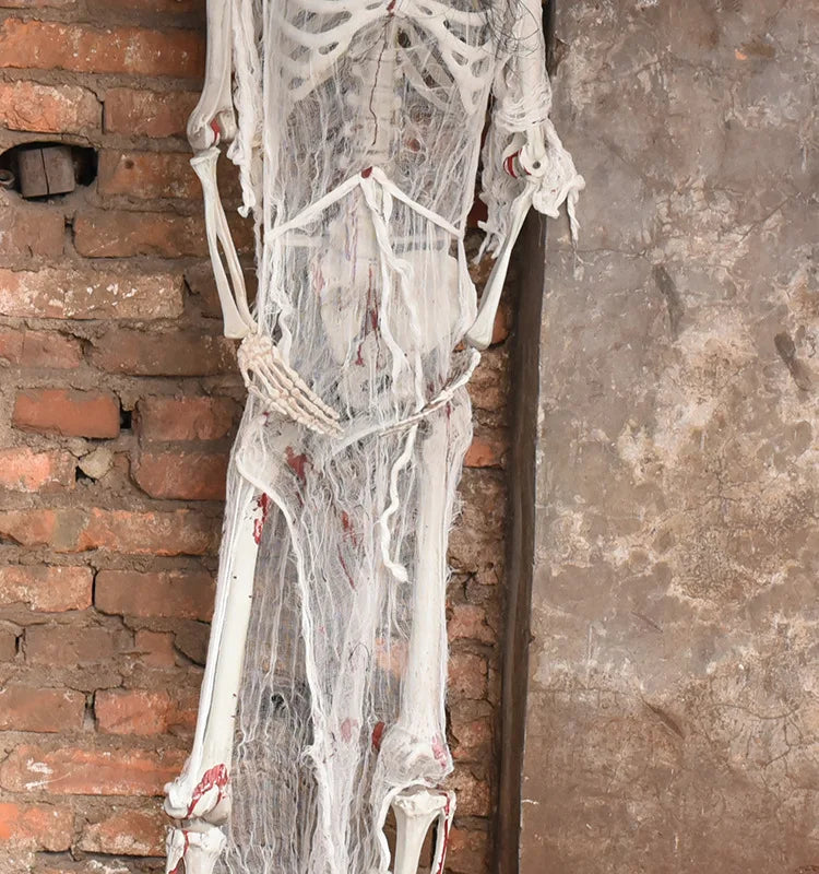 Halloween Movable Skeleton Realistic Haunted Decor
