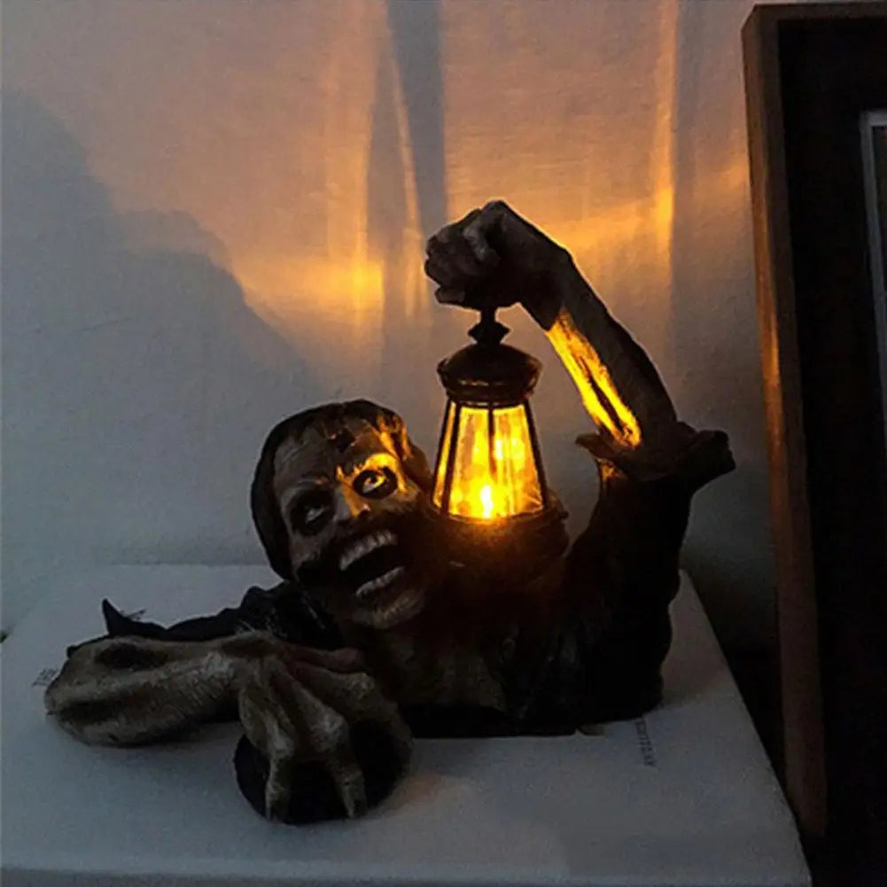 Halloween Zombie Crawling Horror Decor with LED Lights