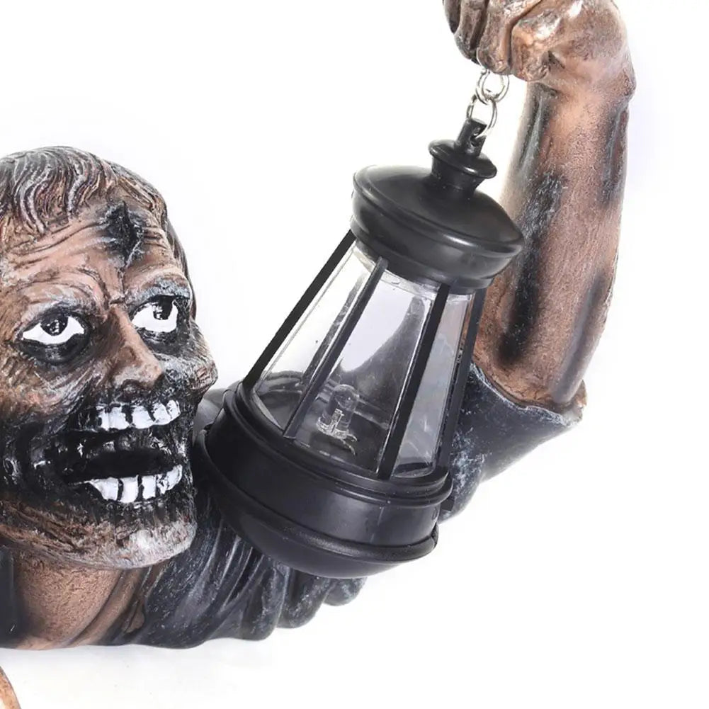 Halloween Zombie Crawling Horror Decor with LED Lights