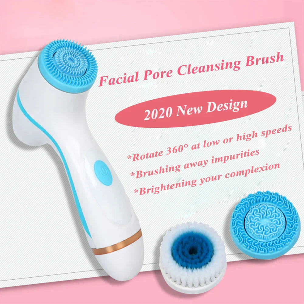 Sonic Nu Face Spin Brush Set - Galvanic Facial Spa