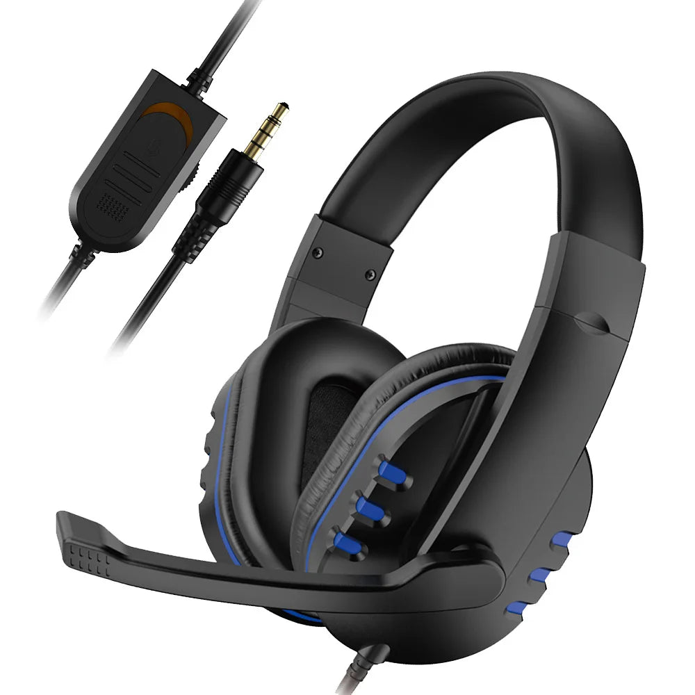 Wired Gaming Headset with Microphone for PS4/PC