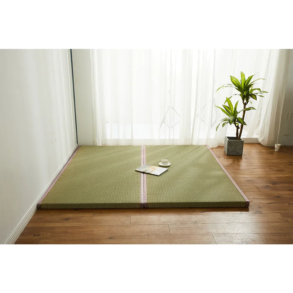 Foldable Meditation Tatami Straw Floor Mat