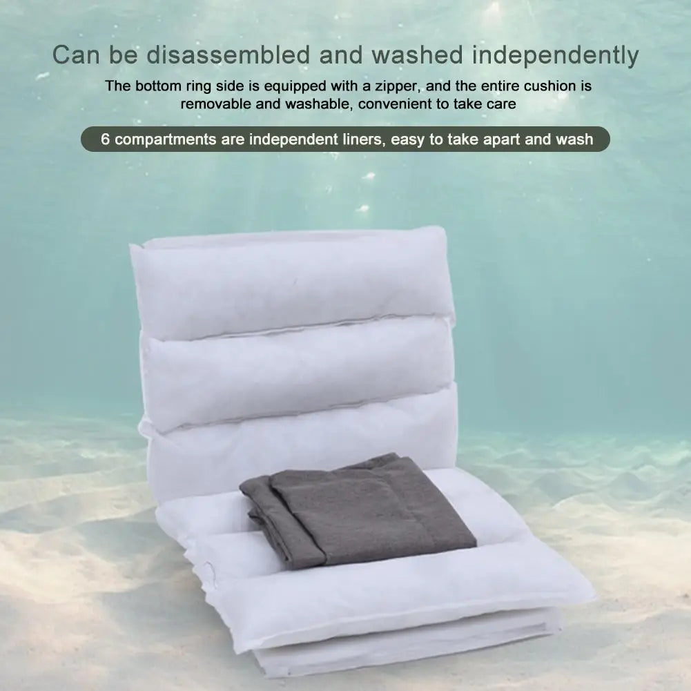 Adjustable Floor Gaming Sofa Chair - Padded Lounger with Back Support