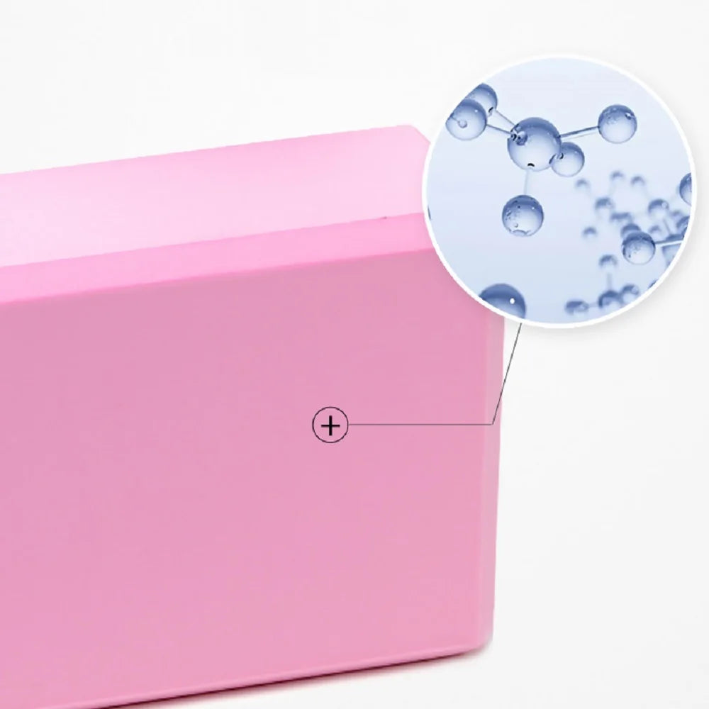 EVA Yoga Foam Blocks for Pilates & Meditation (Pink)