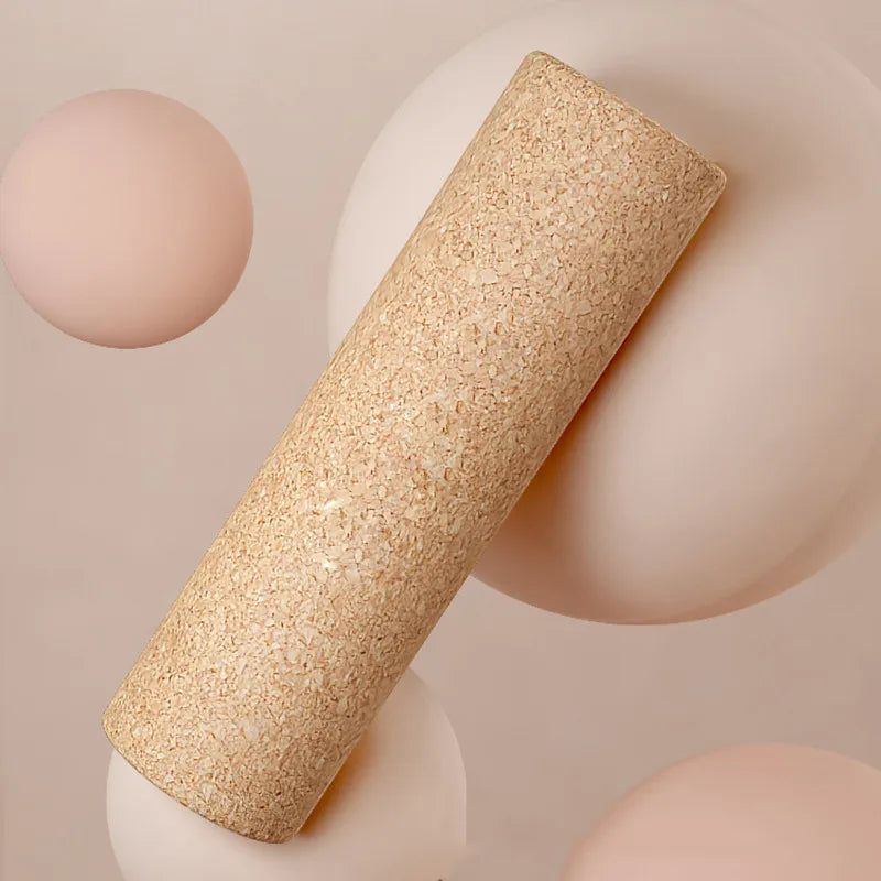 High-Quality Natural Cork Yoga Column Roller