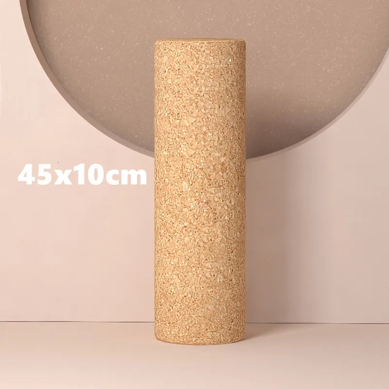 High-Quality Natural Cork Yoga Column Roller
