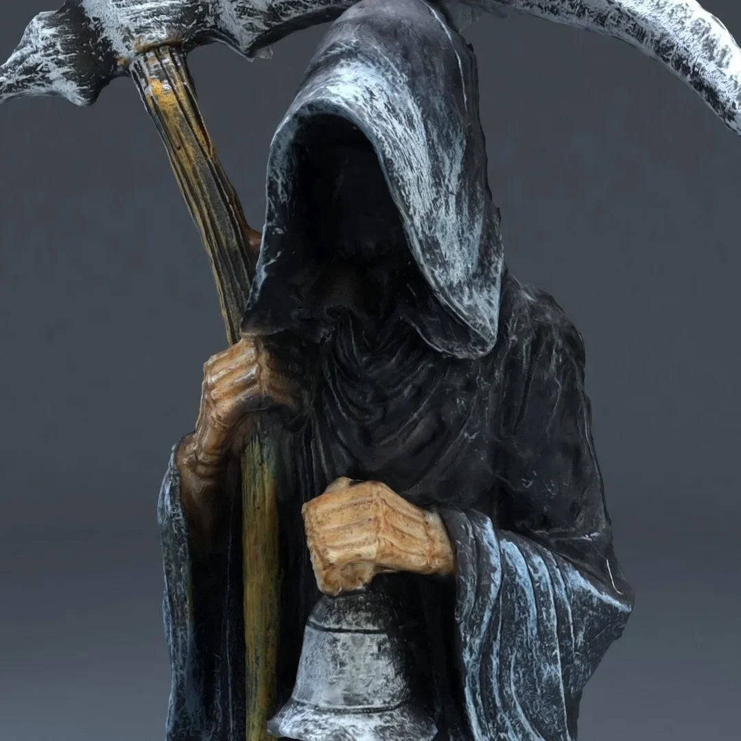 Standing Holy Death Figurine with Scythe