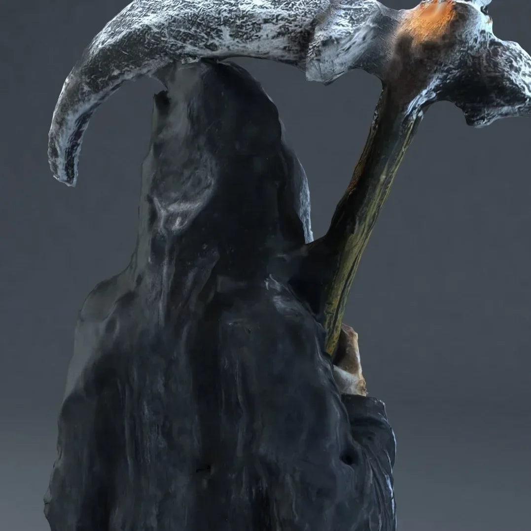 Standing Holy Death Figurine with Scythe
