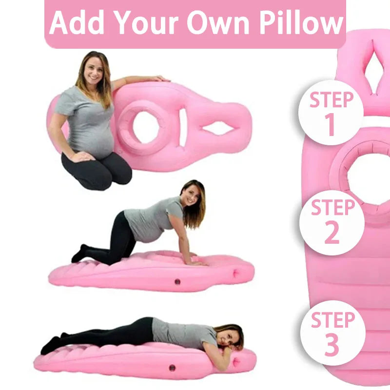 Inflatable Pregnancy Pillow & Yoga Mat
