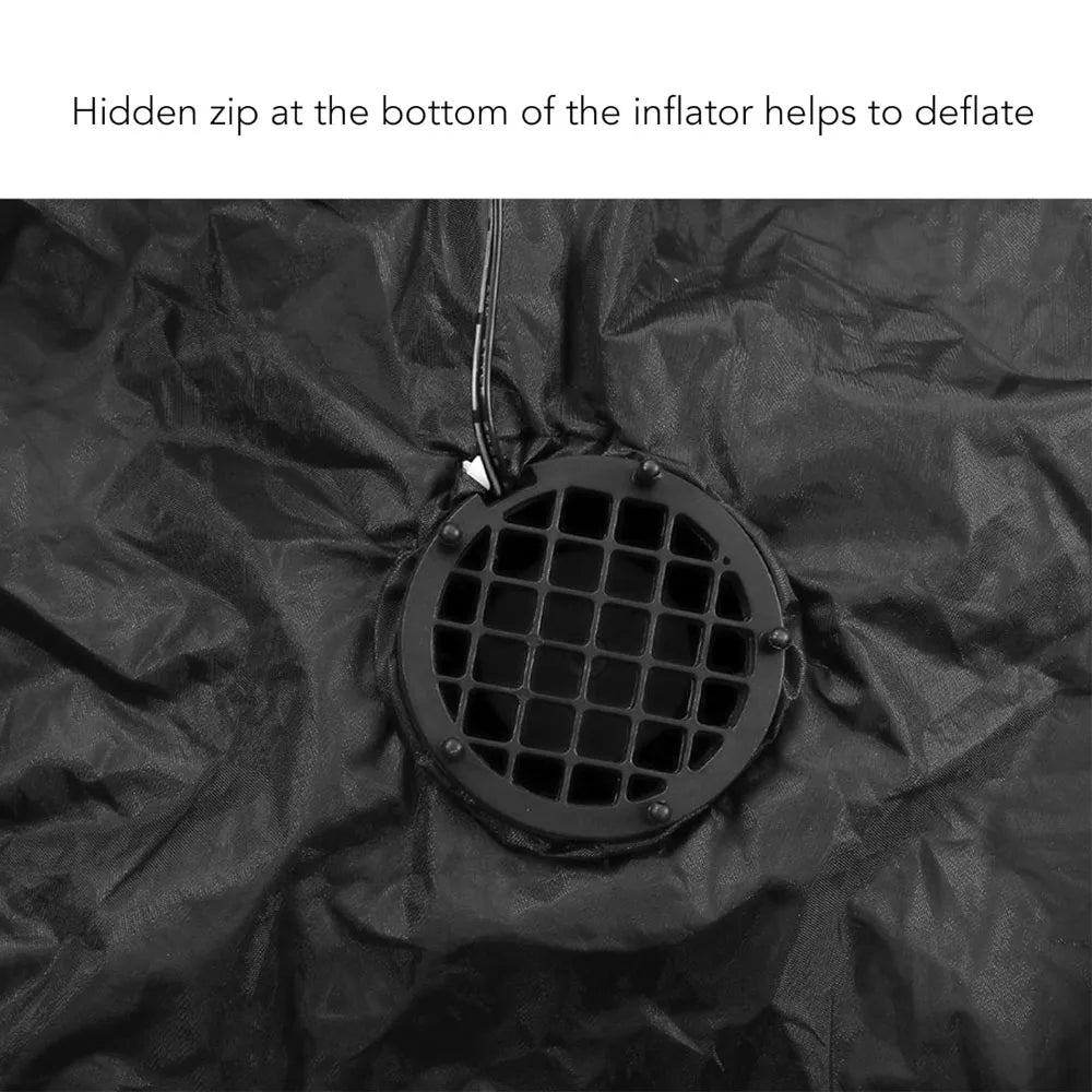 Inflatable Pumpkin Skeleton Halloween Yard Decor - 8FT