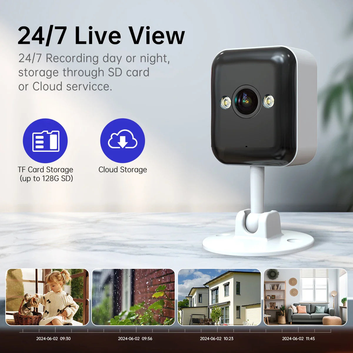 1080P Wifi Outdoor Security Camera with 5x Zoom