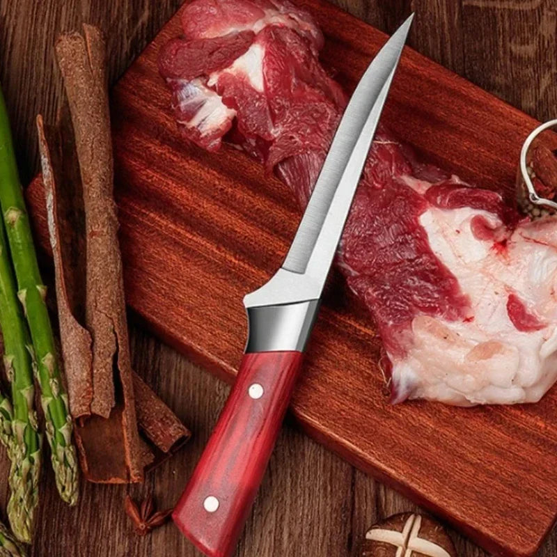 Kitchen Boning Knife – Stainless Steel Meat Cleaver & Paring Knife