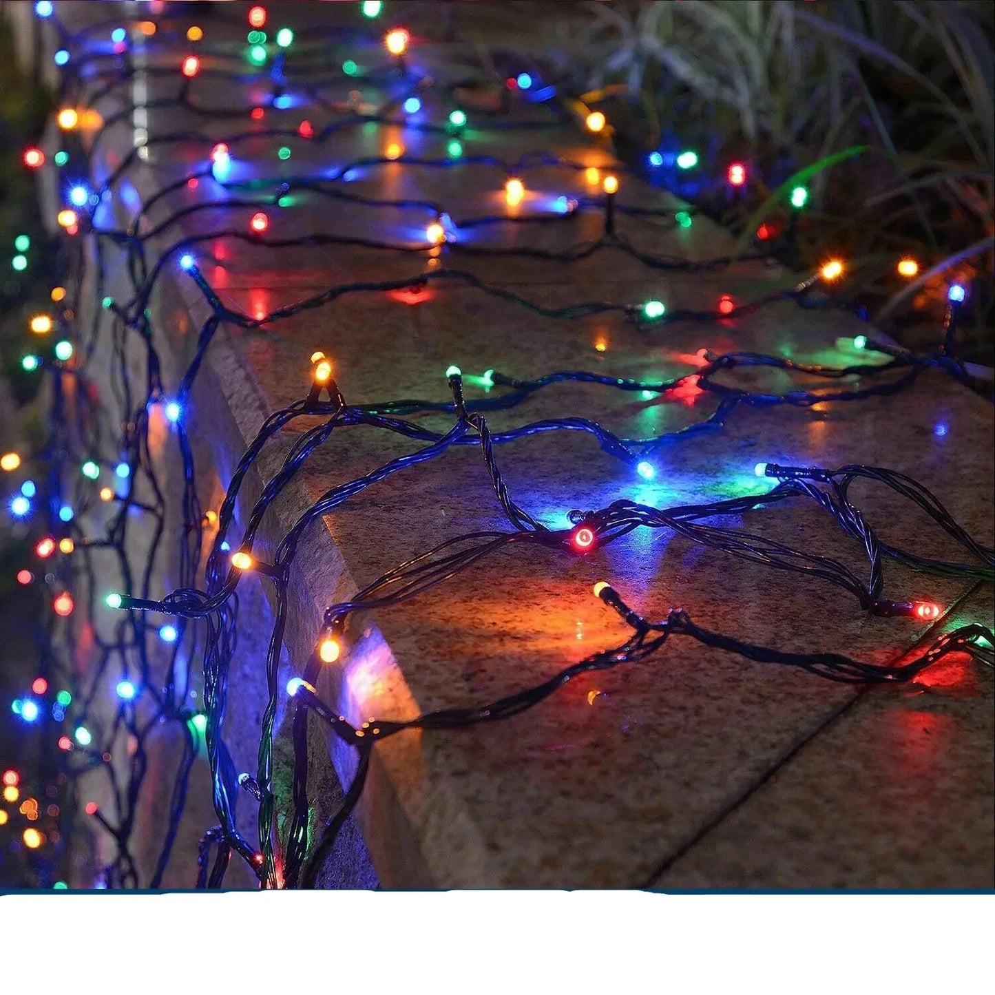 LED Solar String Lights 30LED 8 Modes Waterproof