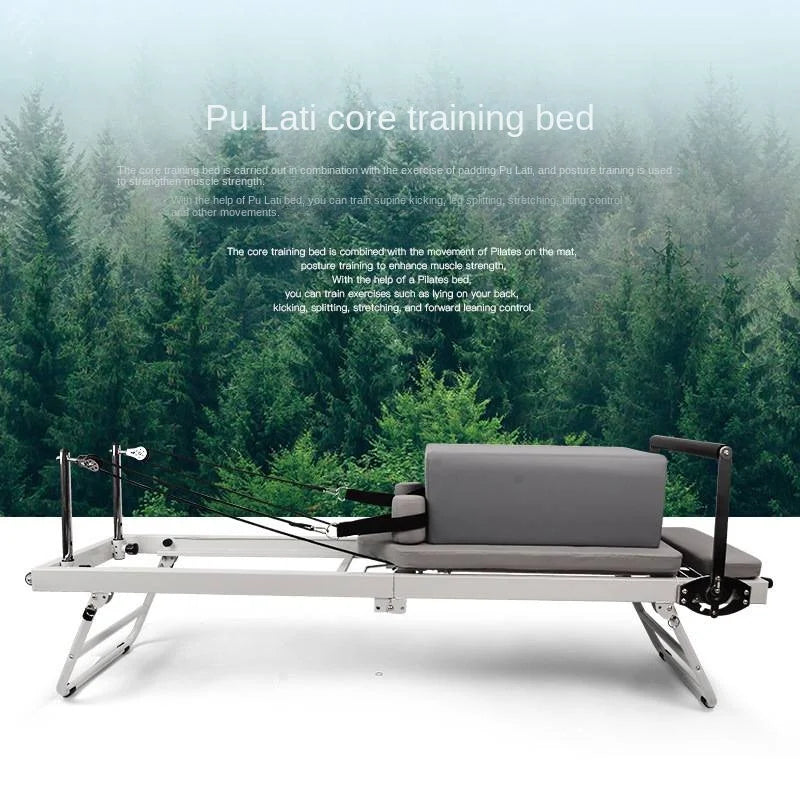 Non-Slip Pilates Reformer with Box