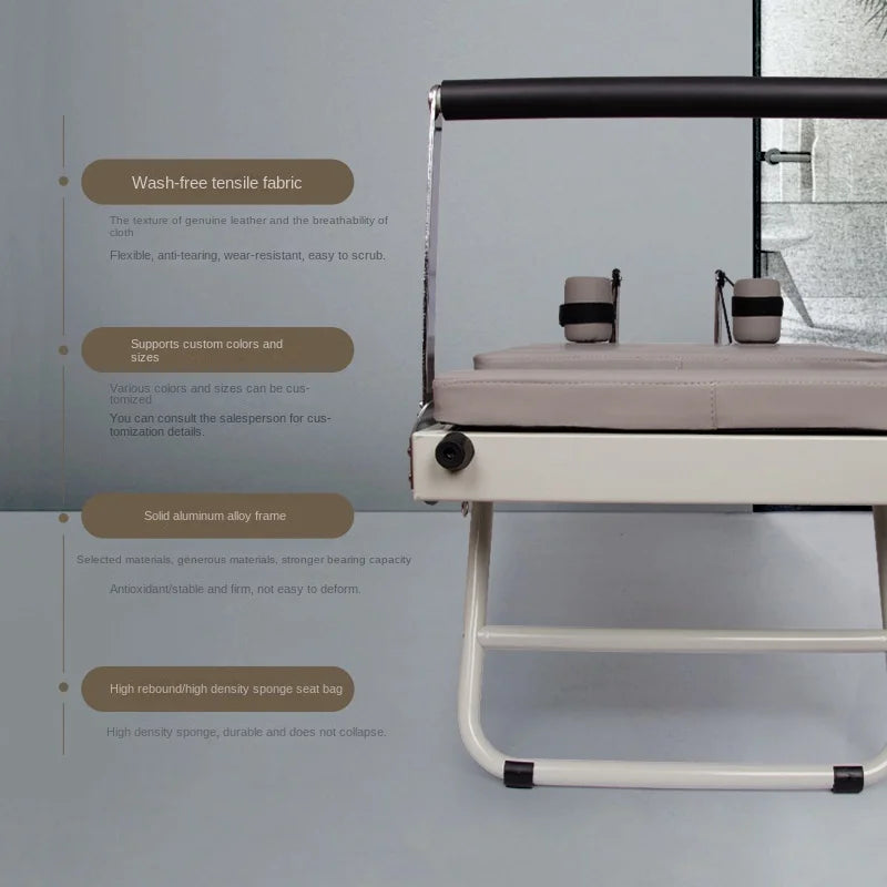 Non-Slip Pilates Reformer with Box