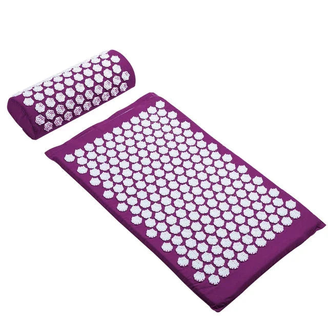 Massage Cushion Yoga Mat & Acupressure Pillow