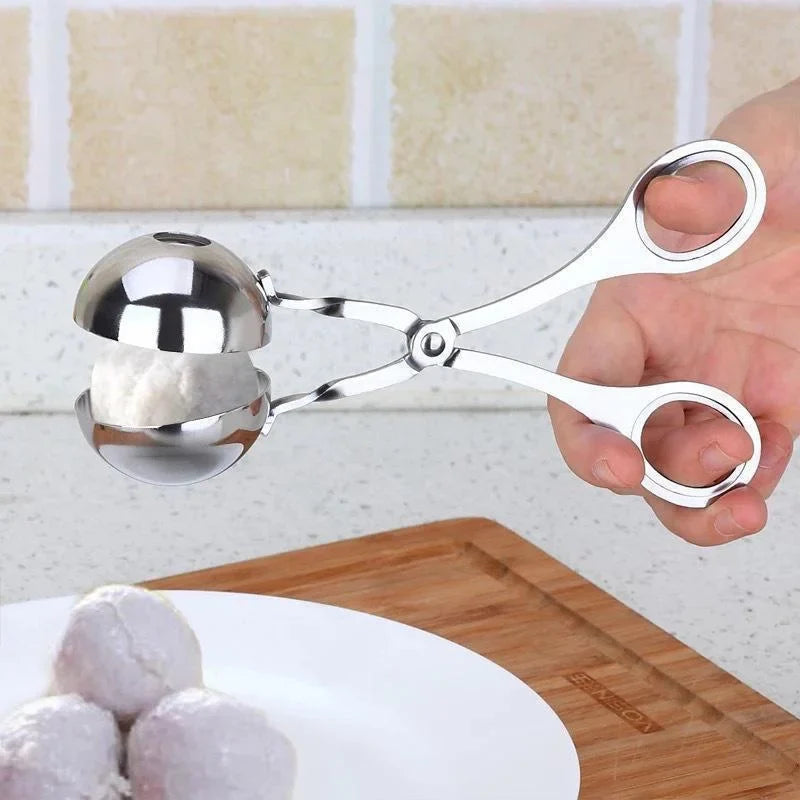 Stainless Steel Meatball Maker – Non-Stick Meatball & Rice Ball Shaper