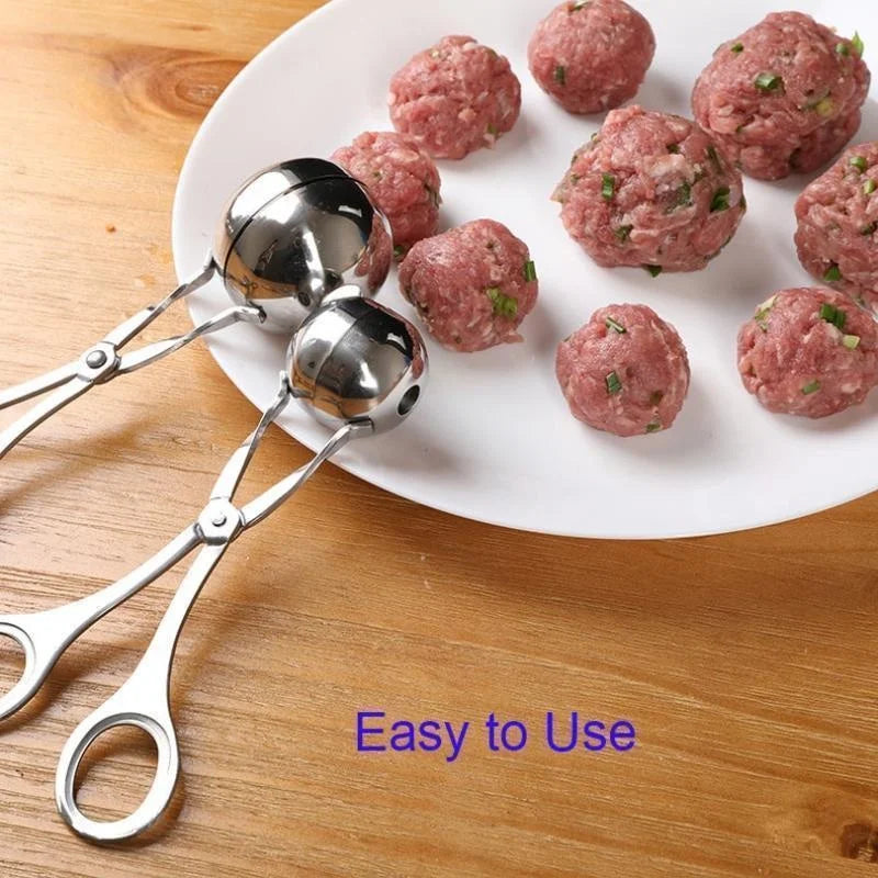 Stainless Steel Meatball Maker – Non-Stick Meatball & Rice Ball Shaper
