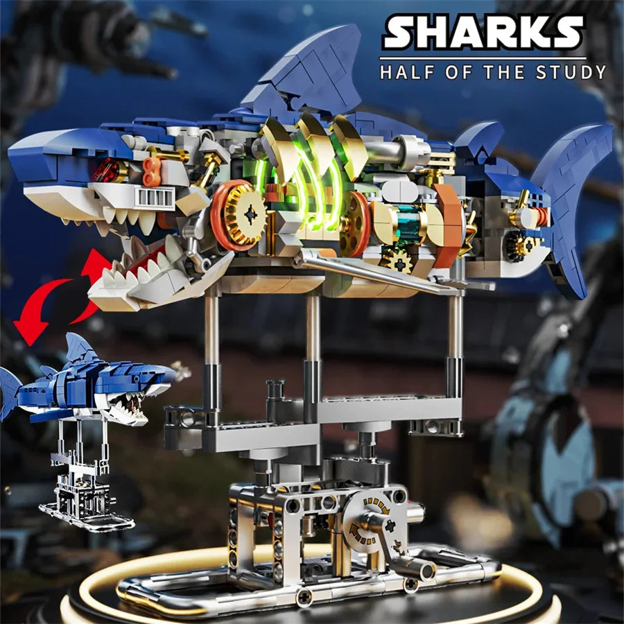 Shark Animal Building Set for Kids