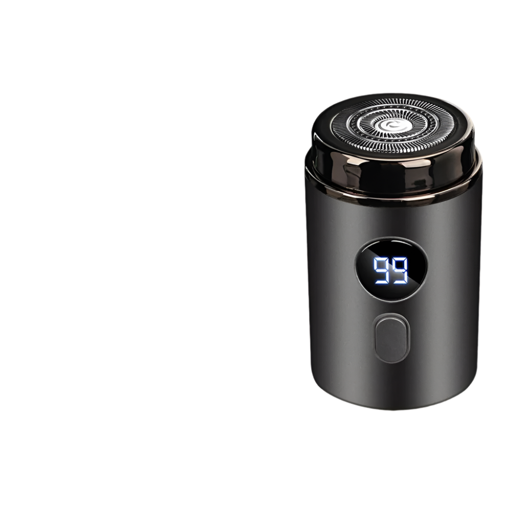 Men’s Electric Razor Portable Rechargeable Shaver with Digital Display Grey