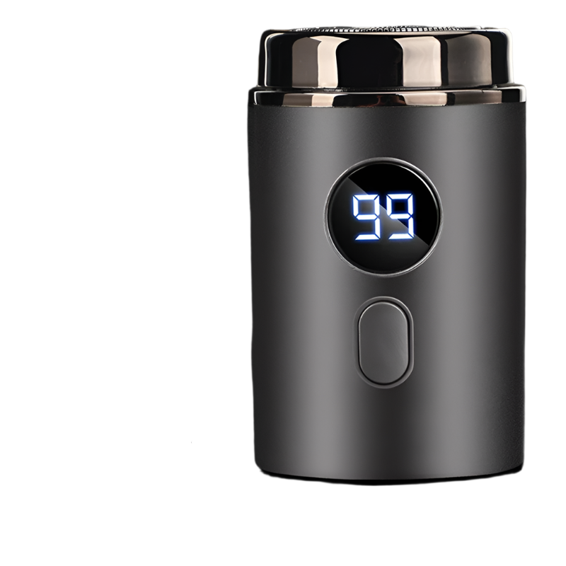 Men’s Electric Razor Portable Rechargeable Shaver with Digital Display Grey