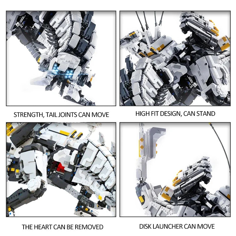 Thunder Jaw Dragon Dinosaur Building Block Toy Set